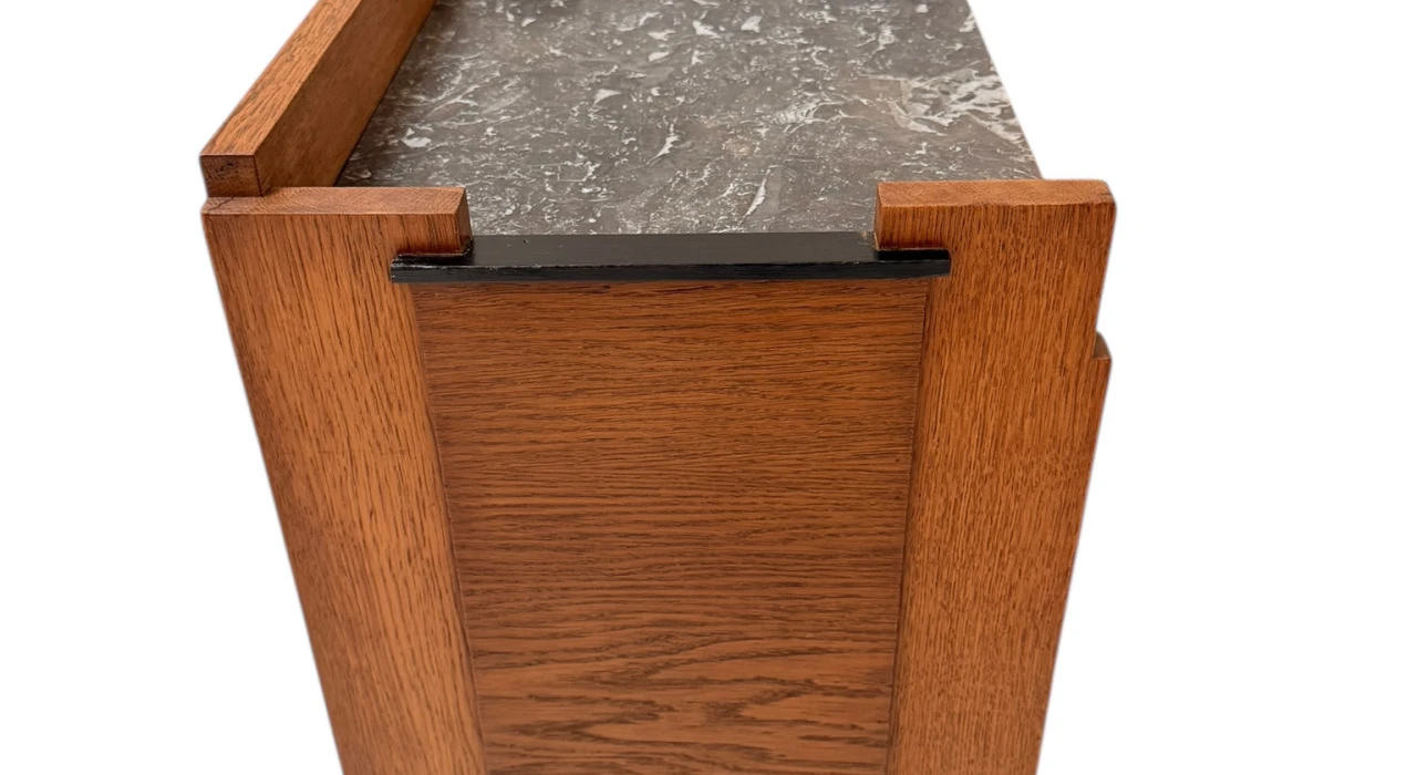 Art Deco Modernist Nightstand or Bedside Cabinet, 1920s